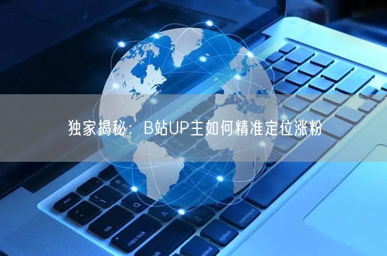 独家揭秘：B站UP主如何精准定位涨粉