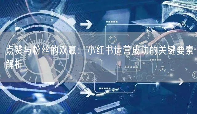 点赞与粉丝的双赢：小红书运营成功的关键要素解析
