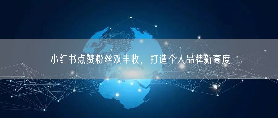 小红书点赞粉丝双丰收，打造个人品牌新高度