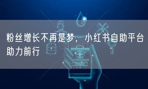 粉丝增长不再是梦，小红书自助平台助力前行